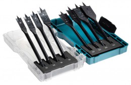 Makita E-08698 8 Piece Flat Bit Set With Case £19.99